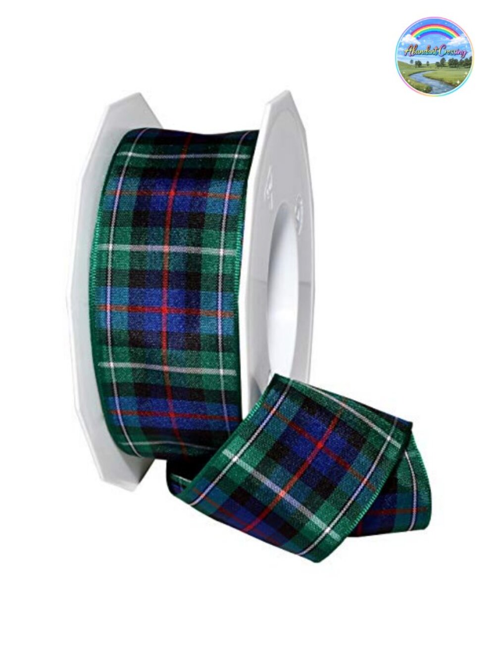 Plaid Tartan Ribbon 1.5 Inch by 27 Yards 100% Polyester Scottish Heritage